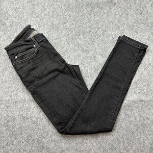 Eileen Fisher Skinny Jeans Women's Size 4 Mid Rise Dark Wash Denim